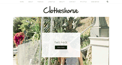 Desktop Screenshot of clotheshorsela.com