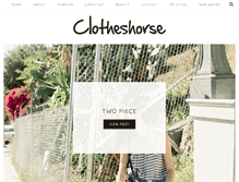 Tablet Screenshot of clotheshorsela.com